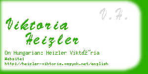 viktoria heizler business card